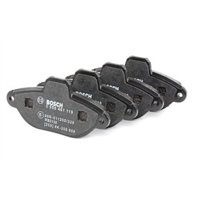 Bosch BP571 - Plaquettes de Frein Avant pour Voiture - Qualité Bosch - Réduction du Bruit et de la Poussière - Certifié ECE-R90