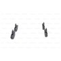 Bosch BP571 - Plaquettes de Frein Avant pour Voiture - Qualité Bosch - Réduction du Bruit et de la Poussière - Certifié ECE-R90 