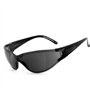 HSE SportEyes® | Anti-buée, coupe-vent, verre de sécurité HLT® en plastique conforme à la norme DIN EN 166 | Lunettes de sport, 