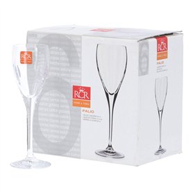 RCR Palio Verres à Liqueur Verre Transparent Lot de 6 Pièces-8 cl