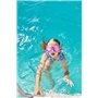 Bestway 22011 Masque de plongée Lil' Caymen enfants 3/6 ans 3 couleurs assorties, Rose/bleu/bleu clair
