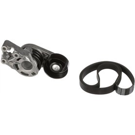 GATES Jeu de courroies trapézoïdales à nervures K016PK995 Caoutchouc