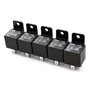 Lot de 5 relais de commutation pour voiture 12 V 40 A