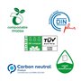 Biomat Sac compostable pour déchets organiques Différentes tailles, 10 x 30 l