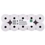 Exacompta - Réf. 40713E - Lot de 10 bobines pour machine à calculer et caisse 70x70 mm - 1 pli offset économique 60g/m2. - Métra