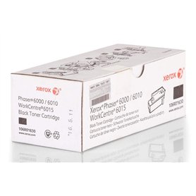 Xerox Cartouche de Toner Noir Capacité Standard Phaser 6000/6010/Workcentre 6015 (2 000 Pages) - 106R01630