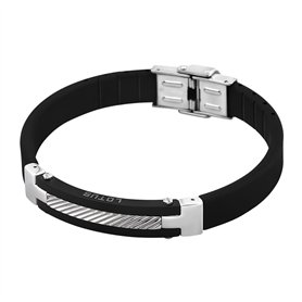 LOTUS STYLE Bracelet LS1522-2/2 Men In Black Acier inoxydable 189.00 mm Homme