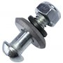 AERZETIX - Roulette molette de rechange pour carrelage coupe-carreaux - 16x6x2mm - avec vis d'entraînement - C53959