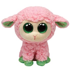 TY 36107 36107-Babs Agneau Beanie Boos de Pâques Rose 15 cm
