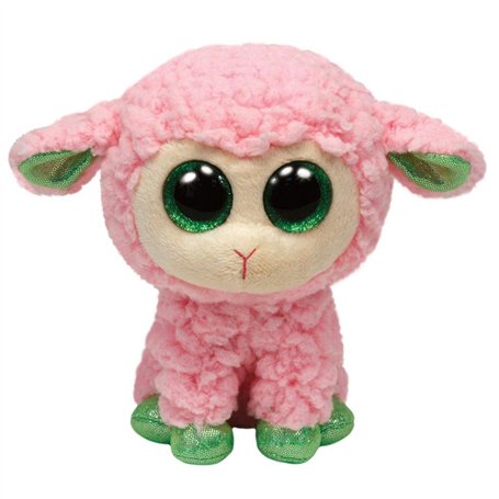 TY 36107 36107-Babs Agneau Beanie Boos de Pâques Rose 15 cm