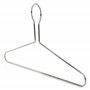 Hangerworld 10 Cintres 43cm Antivol en Métal Epais et Solide avec Barre Pantalon pour Vêtements en Hôtel