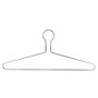 Hangerworld 10 Cintres 43cm Antivol en Métal Epais et Solide avec Barre Pantalon pour Vêtements en Hôtel