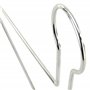 Hangerworld 10 Cintres 43cm Antivol en Métal Epais et Solide avec Barre Pantalon pour Vêtements en Hôtel