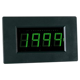 Peak Tech affichage LED Vert – Digital Voltmètre/Ampèremètre comme instrument à encastrer – 1999 chiffres Digits