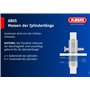 Abus 507168 KD6XNP Z30/K30 B/SB Cylindre profilé avec poignée, carte de code et 5 clefs