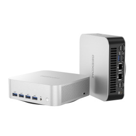 GEEKOM A8 Max Mini PC avec AMD Ryzen 9 8945HS, 32 Go RAM DDR5 2To SSD, 8 X USB, Double Port LAN 2,5 Gbps | UHD 8K | Mini Ordinat