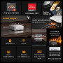 GEEKOM A8 Max Mini PC avec AMD Ryzen 9 8945HS, 32 Go RAM DDR5 2To SSD, 8 X USB, Double Port LAN 2,5 Gbps | UHD 8K | Mini Ordinat