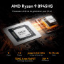 GEEKOM A8 Max Mini PC avec AMD Ryzen 9 8945HS, 32 Go RAM DDR5 2To SSD, 8 X USB, Double Port LAN 2,5 Gbps | UHD 8K | Mini Ordinat