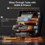 GEEKOM A8 Max Mini PC avec AMD Ryzen 9 8945HS, 32 Go RAM DDR5 2To SSD, 8 X USB, Double Port LAN 2,5 Gbps | UHD 8K | Mini Ordinat