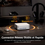 GEEKOM A8 Max Mini PC avec AMD Ryzen 9 8945HS, 32 Go RAM DDR5 2To SSD, 8 X USB, Double Port LAN 2,5 Gbps | UHD 8K | Mini Ordinat