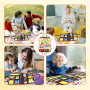Vlecexs Montessori Jeux Plaque Activité Couverture 91 Sensorielle Apprentissage Jouets Enfants Garçons Filles 1 2 3 4 Ans Voyage