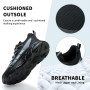 BAXIWUY Chaussures de Sécurité Hommes Légère Basket Securite Femme Chaussures de Travail Embout en Acier Respirantes Antidérapan