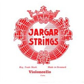 CUERDA VIOLONCELLO - Jargar (Roja) (Cromo) 3ª Fuerte Cello 4/4 (G) Sol (Una Unidad)