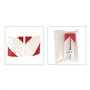 OROK - Lot de 2 Bandes réfléchissantes adhésives pour remorque/Bande de sécurité - Rayées Rouges et Blanches - Dimensions : 114c