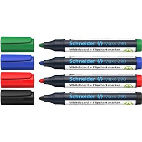 Schneider Assortiment de 3 + 1 marqueurs pour tableau