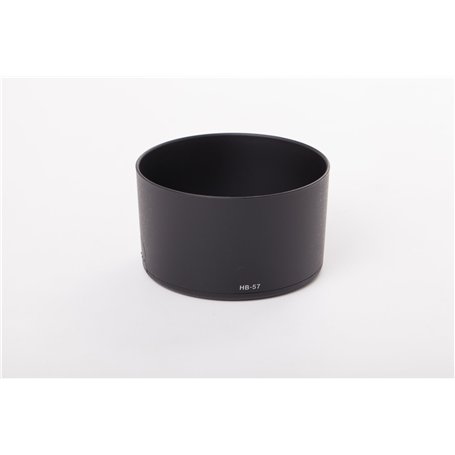 vhbw Pare-Soleil Compatible avec Nikon Nikkor AF-S DX 55-300mm F4.5-5.6 G Ed VR Objectif 58mm - Cache Noir