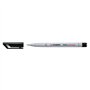 STABILO Lot de 6 Feutres pour Transaprent OHPen encre soluble Pte fine noir