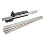 KATSU Mini Tour Outil de Séparation Porte-Coupe avec 5 Lames HSS 3x6x200mm pour CNC Fraisage Coupe Semi-Finition et Finition Usi