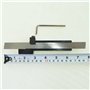 KATSU Mini Tour Outil de Séparation Porte-Coupe avec 5 Lames HSS 3x6x200mm pour CNC Fraisage Coupe Semi-Finition et Finition Usi