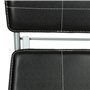SILLA PLEGABLE DE PVC NEGRO