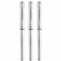 Uni-Ball Stylo à encre gel Signo UM-153 – Blanc (lot de 3)