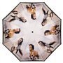 VON LILIENFELD® Parapluie de Poche Résistant au Vent Pliant Chevaux sauvages Ouverture et Fermeture Automatique Mini Légèrement 