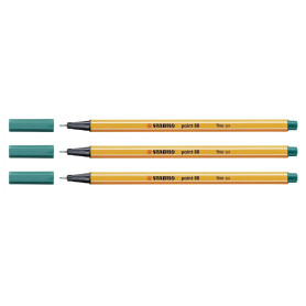 STABILO Lot de 3 Stylo-feutres point 88 tracé: 0