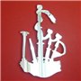 Super Cool Creations Cornemuse Miroir – 12 cm x 9 cm