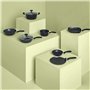JJA 120071 Wok Forgé + Revêtement Pierre Aluminium 28 cm