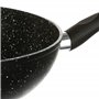 JJA 120071 Wok Forgé + Revêtement Pierre Aluminium 28 cm