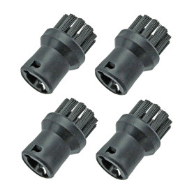 First4spares - Embout Brosse Ronde pour Nettoyeur Vapeur Karcher (Pack de 4)
