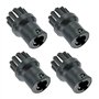 First4spares - Embout Brosse Ronde pour Nettoyeur Vapeur Karcher (Pack de 4)