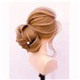 yiliusu Tête à coiffer 100 % cheveux naturels 56 cm