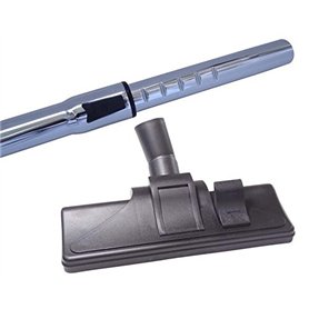 tube chromé télescopique pour aspirateur 35 mm Diffuseur pour Kärcher NT 361 Eco... et embout en set avec 5