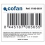 Cofan Casque écran de protection | Rabattable | Réglable manuellement | EN 166/EN 1731
