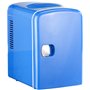 Rosenstein & Söhne Mini réfrigérateur 2 en 1 avec prise 12/230 V - bleu
