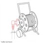 Boutté 2103698 RTC15 Raccord tournant dévidoir coudé femelle 15x21 tuyau ø15/19 Or