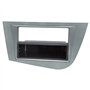 tomzz Audio 2449-010 Cache-Radio Compatible avec Seat Leon 2 (1P) 2005 à 2012 Gris métallisé