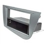 tomzz Audio 2449-010 Cache-Radio Compatible avec Seat Leon 2 (1P) 2005 à 2012 Gris métallisé