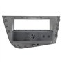 tomzz Audio 2449-010 Cache-Radio Compatible avec Seat Leon 2 (1P) 2005 à 2012 Gris métallisé
